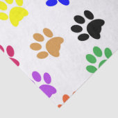 Mousseline papier tissu de pattes de chat (Détail)