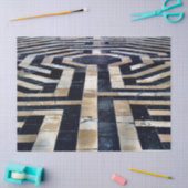 Mousseline papier tissu de plancher labyrinthe (Artisanat)