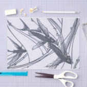 Mousseline Papier Tissu de poisson volant (Artisanat)