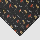 Mousseline Papier Tissu De Récolte De Champignons - Noir (Détail)