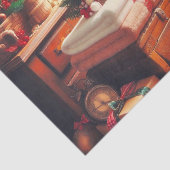 Mousseline Papier Tissu de salon de Noël (Détail)