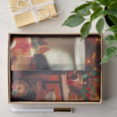 Mousseline Papier Tissu de salon de Noël (Cadeau)