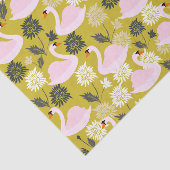 Mousseline Papier Tissu De Swan Rose (Détail)