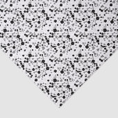 Mousseline Papier Tissu De Terrazzo Blanc Moderne (Détail)