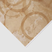 Mousseline Papier Tissu De Tissu De Café (Détail)