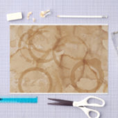 Mousseline Papier Tissu De Tissu De Café (Artisanat)