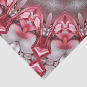 Mousseline Papier Tissu De Vacances Rose (Détail)