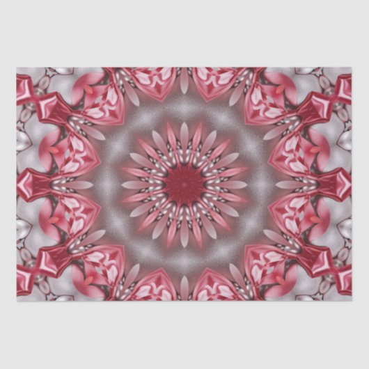 Mousseline Papier Tissu De Vacances Rose (Recto)