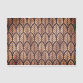 Mousseline Papier Tissu Découpage Art Déco Bronze (Recto)