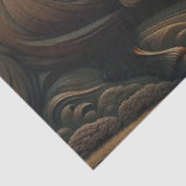 Mousseline Papier Tissu Découpage en bois (Détail)