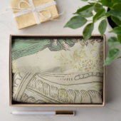 Mousseline Papier Tissu Découpage Image vintage (Cadeau)