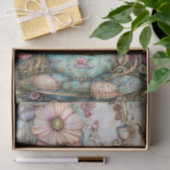 MOUSSELINE PAPIER TISSU DECOUPAGE THÈME BOHO TEA (Cadeau)
