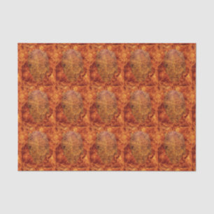 Mousseline Papier Tissu Demon Fire