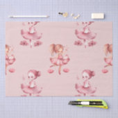 Mousseline Papier Tissu Design Ballerina (Artisanat)