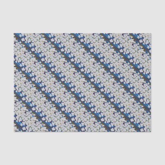 Mousseline Papier Tissu Diagonal Pinstripes (Recto)