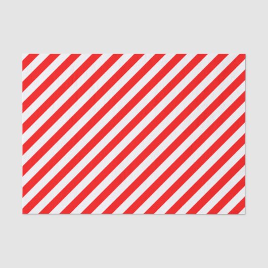 Mousseline Papier Tissu Diagonal Rouge (Recto)