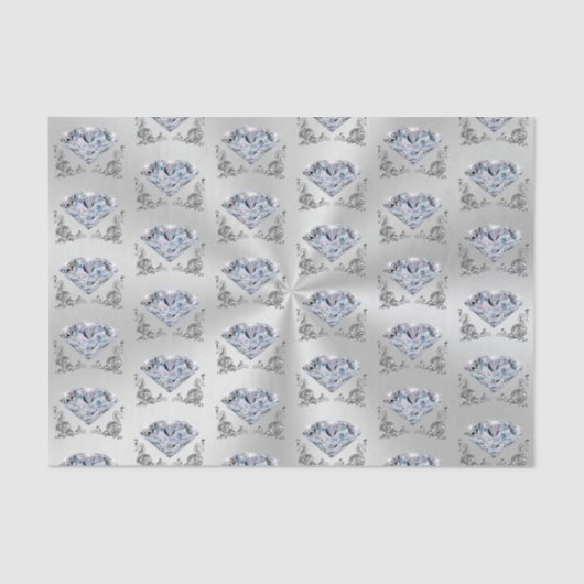 Mousseline Papier Tissu Diamond (Recto)