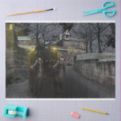 Mousseline papier tissu du château d'hiver (Artisanat)