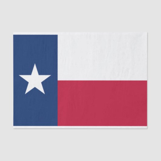 Mousseline Papier Tissu du drapeau du Texas (Recto)