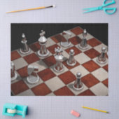 Mousseline papier tissu du jeu d'échecs (Artisanat)