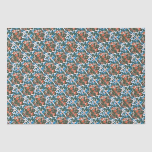 Mousseline Papier Tissu du soir (Recto)