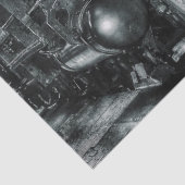 Mousseline papier tissu du train à vapeur (Détail)