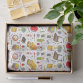 Mousseline Papier Tissu Enseignant École (Cadeau)