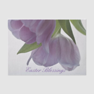 Mousseline Papier Tissu Ensemble Bénédiction de Pâques Tulipe