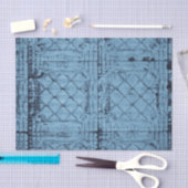 Mousseline Papier Tissu Enveloppement Rustique Panneau Tin Pl (Artisanat)