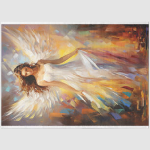 Mousseline Papier Tissu Ethereal Angel Decoupage