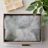 Mousseline Papier Tissu Ethereal White Roses (Cadeau)