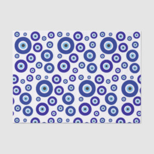 Mousseline Papier Tissu EVIL EYE