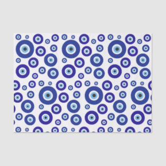 Mousseline Papier Tissu EVIL EYE