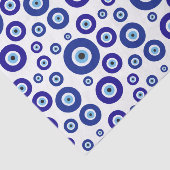 Mousseline Papier Tissu EVIL EYE (Détail)