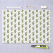 Mousseline Papier Tissu FEUILLE FRESH BAY (Artisanat)