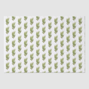 Mousseline Papier Tissu FEUILLE FRESH BAY