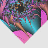 Mousseline Papier Tissu Fille Plumes (Détail)