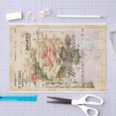 Mousseline Papier Tissu Fleur Français (Artisanat)