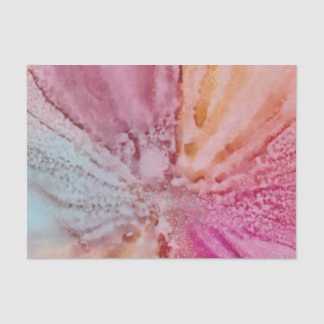 Mousseline Papier Tissu Fleurs