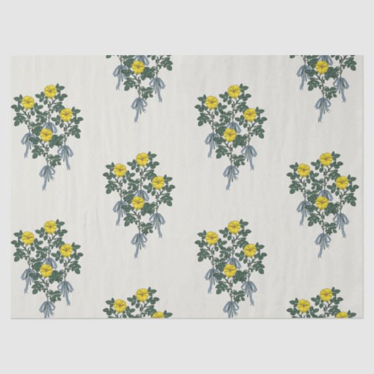 Mousseline Papier Tissu Flora (Recto)