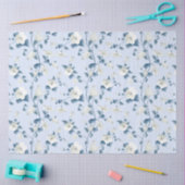 Mousseline Papier Tissu Floral (Artisanat)