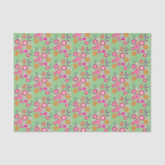 Mousseline Papier Tissu Floral