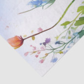 Mousseline Papier Tissu Floral de printemps (Détail)