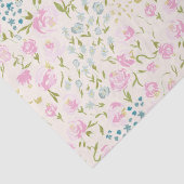 Mousseline Papier Tissu Floral Heaven (Détail)