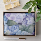Mousseline Papier Tissu Floral Hydrangée (Cadeau)