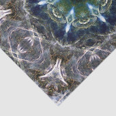 Mousseline Papier Tissu Folk Mandala (Détail)