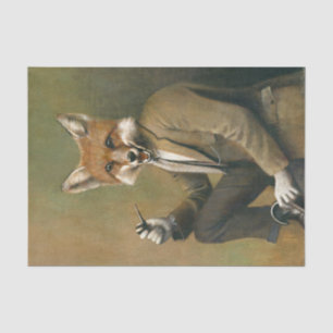 Mousseline Papier Tissu Fox