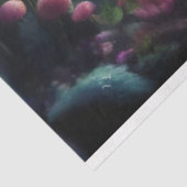 Mousseline Papier Tissu Fraisé Enchanté (Détail)