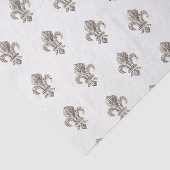 Mousseline Papier Tissu Français Médiéval (Détail)