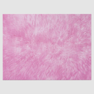 Mousseline Papier Tissu Frénétique Fourrure Rose